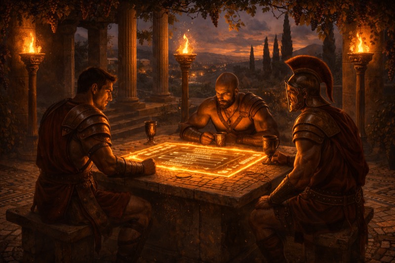 Private Rooms - Gladiators playing together